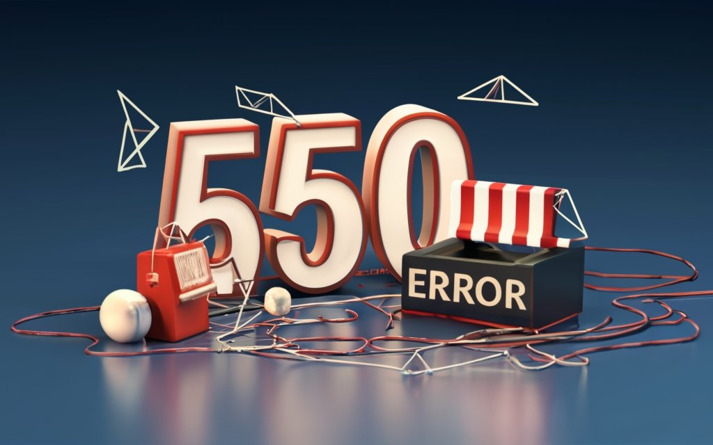 550 Email Error